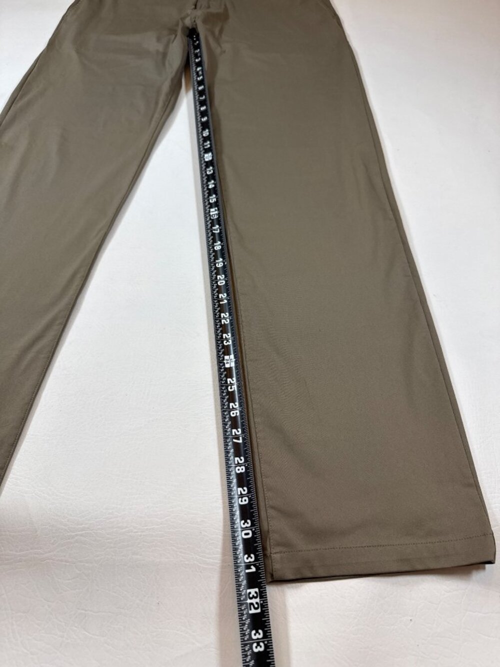Rhone Mens Commuter Pants Khaki Size 32 X 32 Button & Zipper Front (Y710) - Picture 8 of 8